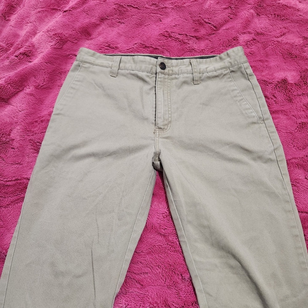 Volcom Corpo Class Vmonty Pants Youth 30x20 Tan Khaki‎ Straight Fit Skate Surf